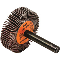 Flap Wheels-Coolcut Flap Wheels, Aluminum Oxide, 80 Grit, 1-1/2" x 3/8" x 1/4" Stor-it Systems