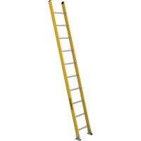 Industrial Extra Heavy-Duty Straight Ladders (5600 Series), 10', Fibreglass, 375 lbs., CSA Grade 1AA VC269 | Stor-it Systems