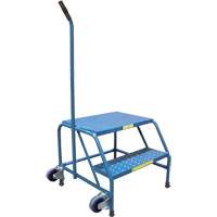 Tilt-N-Roll Step Stands, 2 Step(s), 24" L x 29" W x 19" H, 300 lbs. Capacity VC336 | Stor-it Systems