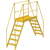 Crossover Ladder, 128" Overall Span, 60" H x 60" D, 24" Step Width VC457 | Stor-it Systems
