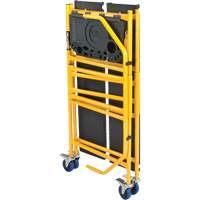 Jobsite Series 4' Safety Rail & Tool Shelf Scaffold Kit, Steel Frame, 49-1/2" D x 57-3/4" H Stor-it Systems