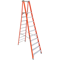Industrial Heavy-Duty Pro Platform Stepladders (FXP1700 Series), 10', 300 lbs. Cap. VD411 | Stor-it Systems
