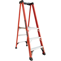 Industrial Extra Heavy-Duty Pro Platform Stepladders (FXP1800 Series), 3', 375 lbs. Cap. VD414 | Stor-it Systems