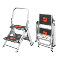 Safety Stepladder, 1.5', Aluminum, 300 lbs. Capacity, Type 1A VD431 | Stor-it Systems
