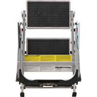 Tilt & Roll Step Stool Ladder, 2 Steps, 23" x 21" x 34.50" High VD438 | Stor-it Systems