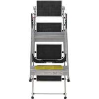 Tilt & Roll Step Stool Ladder, 4 Steps, 44.25" x 22.13" x 59" High VD440 | Stor-it Systems