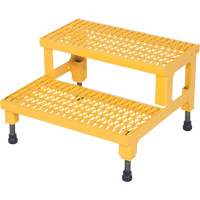 Adjustable Step-Mate Stand, 2 Step(s), 23-13/16" W x 22-7/8" L x 15-1/4" H, 500 lbs. Capacity Stor-it Systems