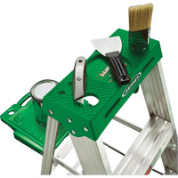 Step Ladder with Pail Shelf, 8', Aluminum, 225 lbs. Capacity, Type 2 VD566 | Stor-it Systems