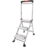 Jumbo Step™ Ladder, 2.2', Aluminum, 375 lbs. Capacity, Type 1AA VD613 | Stor-it Systems