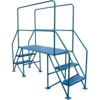 Crossover Ladder, 35-1/2" Overall Span, 31-1/2" H x 22" D, 22" Step Width Stor-it Systems