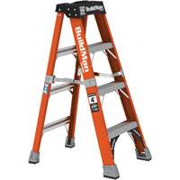 Step Ladder, 4', Fibreglass, 375 lbs. Capacity, Type 1AA Stor-it Systems