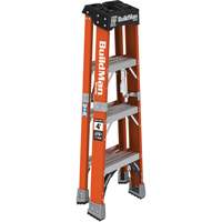 Step Ladder, 4', Fibreglass, 375 lbs. Capacity, Type 1AA Stor-it Systems