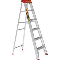 Step Ladder, 6', Aluminum, 200 lbs. Capacity, Type 3 Stor-it Systems