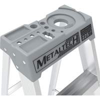 Step Ladder with Paint Tray, 10', Aluminum, 225 lbs. Capacity, Type 2 Stor-it Systems