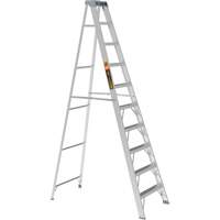 Step Ladder, 10', Aluminum, 225 lbs. Capacity, Type 2 Stor-it Systems