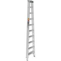 Step Ladder, 10', Aluminum, 225 lbs. Capacity, Type 2 Stor-it Systems