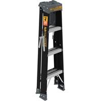 Step Ladder with Paint Tray, 4', Fibreglass, 250 lbs. Capacity, Type 1 Stor-it Systems