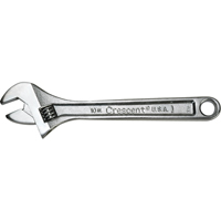 Crescent Adjustable Wrenches, 12" L, 1-1/2" Max Width, Chrome VE036 | Stor-it Systems