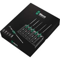 Micro Series Screwdriver Set with Rack, 6 Pcs. VS822 | Stor-it Systems
