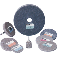 Standard Abrasives 500 Series Soft Density Unitized Wheels, 3" x 1/4", 1/4" Arbor, Medium Grit, Aluminum Oxide Stor-it Systems