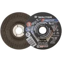 XCAVATOR™ Grinding Wheel, 4-1/2" x 1/4", 7/8" arbor, Zirconium, Type 27 VV502 | Stor-it Systems