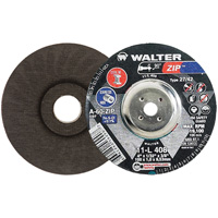 Zip™ Cutting and Grinding Wheel, 4" x 1/32", 3/8" Arbor, Type 27, 60 Grit, Aluminum Oxide VV605 | Stor-it Systems
