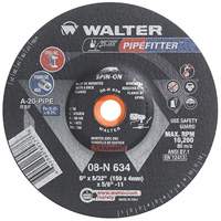 PIPEFITTER™ Grinding Wheel, 6" x 5/32", Aluminum Oxide, Type 27 VV690 | Stor-it Systems