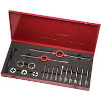 Straight Flute Tap and Die Set, 18 Pieces WG766 | Stor-it Systems