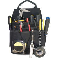 Professional Electrician's Pouches, Multiple Tool Holder, Polyester, 11 Pockets Stor-it Systems