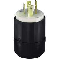 3-Pole 4-Wire Grounding Locking Plug, Nylon, 20 Amps, 250 V, L15-20P Stor-it Systems