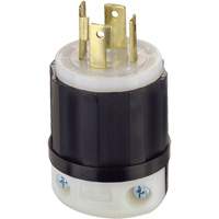 3-Pole 4-Wire Grounding Locking Plug, Nylon, 30 Amps, 250 V, L15-30P Stor-it Systems