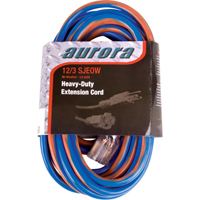 Cordon rallonge en caoutchouc TPE avec indicateur lumineux, Toutes saisons, SJEOW, AWG 12/3, 15 A, 50' Stor-it Systems