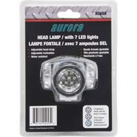 Lampe frontale, DEL, 28 lumens, 20 hres de fonctionnement, piles AAA Stor-it Systems