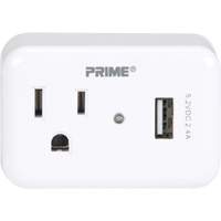 Prime&reg; USB Charger with Surge Protector Stor-it Systems