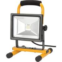 Portable Work Light, LED, 20 W, 2500 Lumens, Aluminum Housing Stor-it Systems