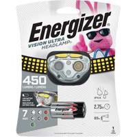 Lampe frontale industrielle Vision Ultra, DEL, 450 lumens, 2 hres de fonctionnement, piles AAA Stor-it Systems