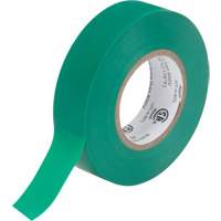 Electrical Tape, 19 mm (3/4") x 18 M (60'), Green, 7 mils XH384 | Stor-it Systems