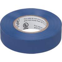 Electrical Tape, 19 mm (3/4") x 18 M (60'), Blue, 7 mils XH385 | Stor-it Systems