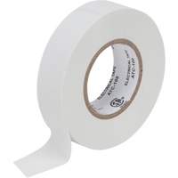 Electrical Tape, 19 mm (3/4") x 18 M (60'), White, 7 mils XH386 | Stor-it Systems