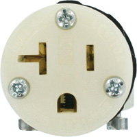 Hospital Grade Extension Plug Connector, 5-20R, Nylon XI201 | Stor-it Systems