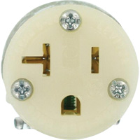 Hospital Grade Extension Plug Connector, 5-20R, Nylon XI202 | Stor-it Systems