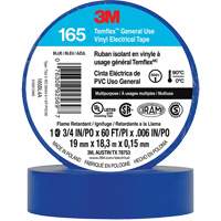 Temflex™ General Use Vinyl Electrical Tape 165, 19 mm (3/4") x 18 M (60'), Blue, 6 mils XI862 | Stor-it Systems