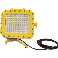 Explosion Proof Floodlight with Floor Stand, LED, 40 W, 5600 Lumens, Aluminum Housing XJ043 | Stor-it Systems