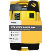 Workshop Power Box, 8 Outlet(s), 6', 15 Amps, 1875 W, 125 V XC040 | Stor-it Systems