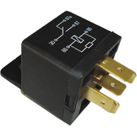 SPDT Mini Relay with Resistor, Plug, 40 Amps, 12 V Stor-it Systems