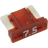 LP MINI&reg; Series Automotive Blade Fuse, Cartridge, 7.5 Amps, 58 V Stor-it Systems