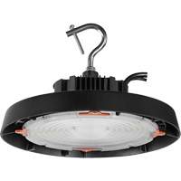 UFO High Bay Light, LED, 120 - 347 V, 100 W, 7.3" H x 11" W Stor-it Systems