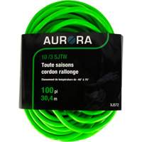 Industrial Extension Cord, All-Weather, SJTW, 10/3 AWG, 15 A, 100' Stor-it Systems