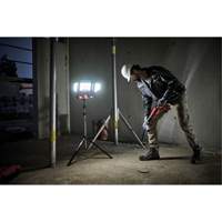 18V Professional Cordless Folding Panel Work Light on Tripod, LED, 3600 Lumens Stor-it Systems