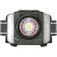 FL97R Tri-Colour Headlamp with Twist Focus & Voice Activation, LED, 830 Lumens, 2 Hrs. Run Time, Rechargeable Batteries Stor-it Systems